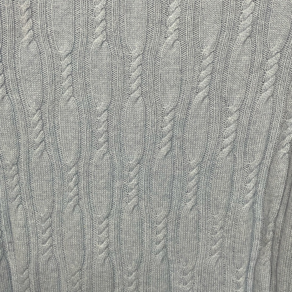 Banana Republic Blue Cable Knit XS Merino Cashmere - Picture 3 of 6